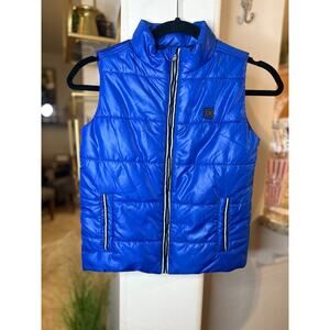 Calvin Klein Boys Blue Puffer Vest Size 6 Winter Outdoors School Snow